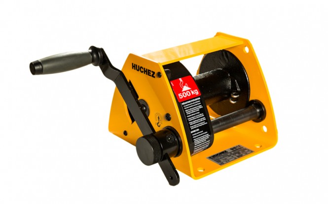 وینچ دستی کشنده افقی با ظرفیت 750 کیلوگرم مدل MANIBOX GR - 750 with stainless steel frame ساخت هوچز فرانسه